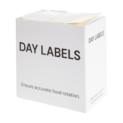 Hygiplas Removable Prepped Food Labels (500 Pack) (50mm | Pack: 500 removeable labels) • PAS-E148