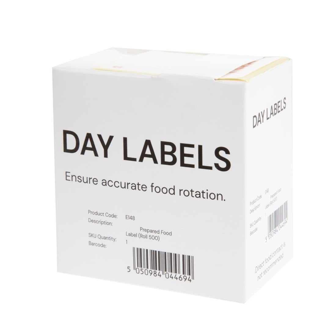 Hygiplas Removable Prepped Food Labels (500 Pack) (Pack of 500) • PAS-E148