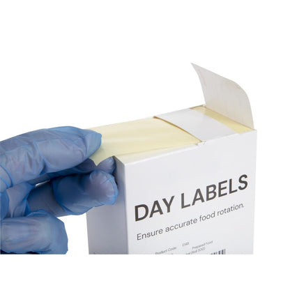 Hygiplas Removable Prepped Food Labels (500 Pack) (50mm | Pack: 500 removeable labels) • PAS-E148