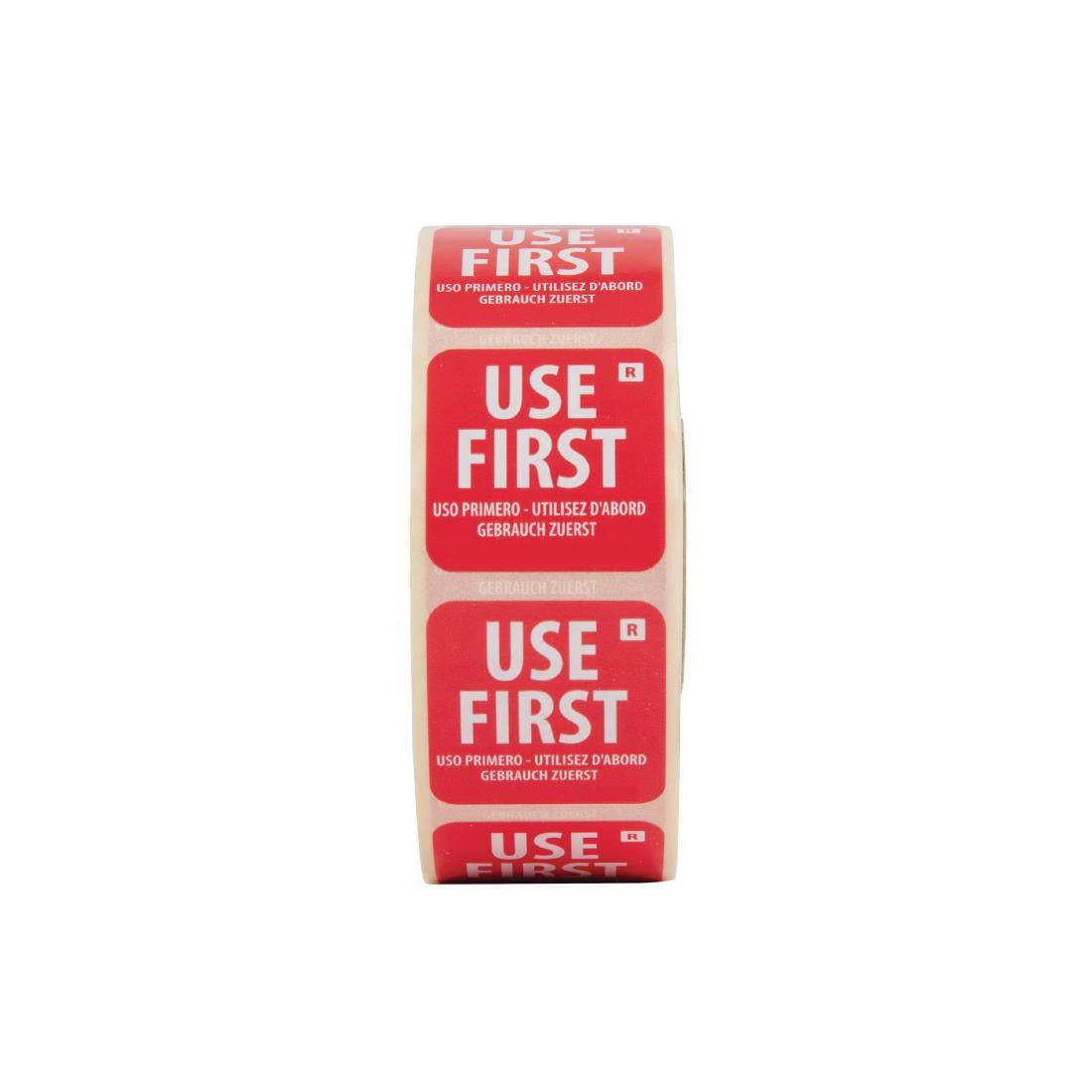 Hygiplas Removable Use First Labels (1000 Pack) (Pack of 1000) • PAS-E149