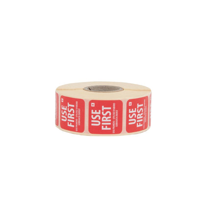 Hygiplas Removable Use First Labels (1000 Pack) (Pack of 1000) • PAS-E149