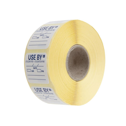 Hygiplas Removable Use By Labels (1000 Pack) (Pack of 1000) • PAS-E150