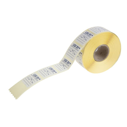 Hygiplas Removable Use By Labels (1000 Pack) (Pack of 1000) • PAS-E150