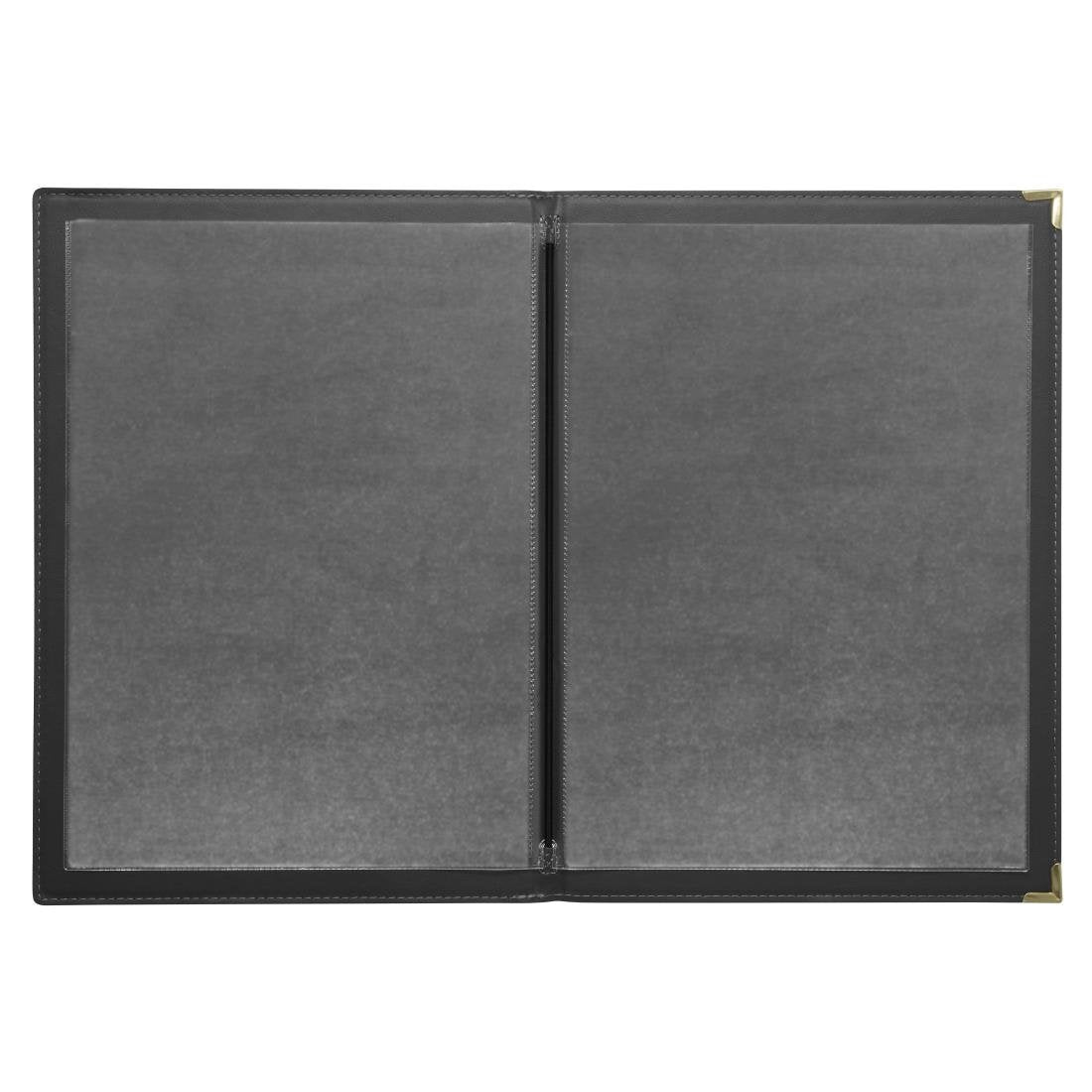 Olympia Leatherette Style Menu Cover A4 2 Card • PAS-E221