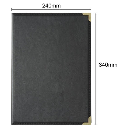 Olympia Leatherette Style Menu Cover A4 2 Card • PAS-E221