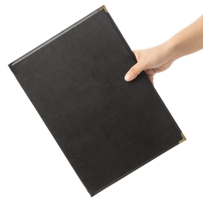 Olympia Leatherette Style Menu Cover A4 2 Card • PAS-E221