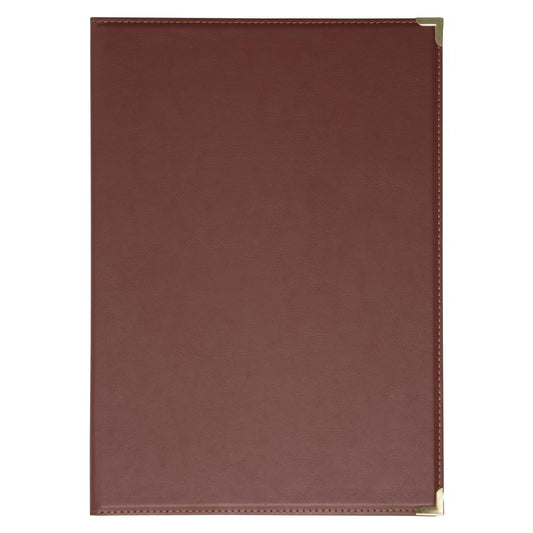 Olympia Leatherette Style Menu Cover A4 4 Card • PAS-E222