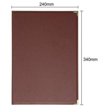 Olympia Leatherette Style Menu Cover A4 4 Card • PAS-E222