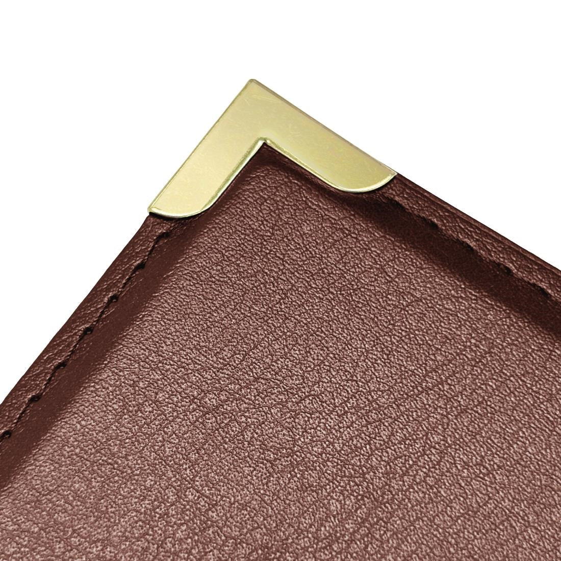 Olympia Leatherette Style Menu Cover A4 4 Card • PAS-E222