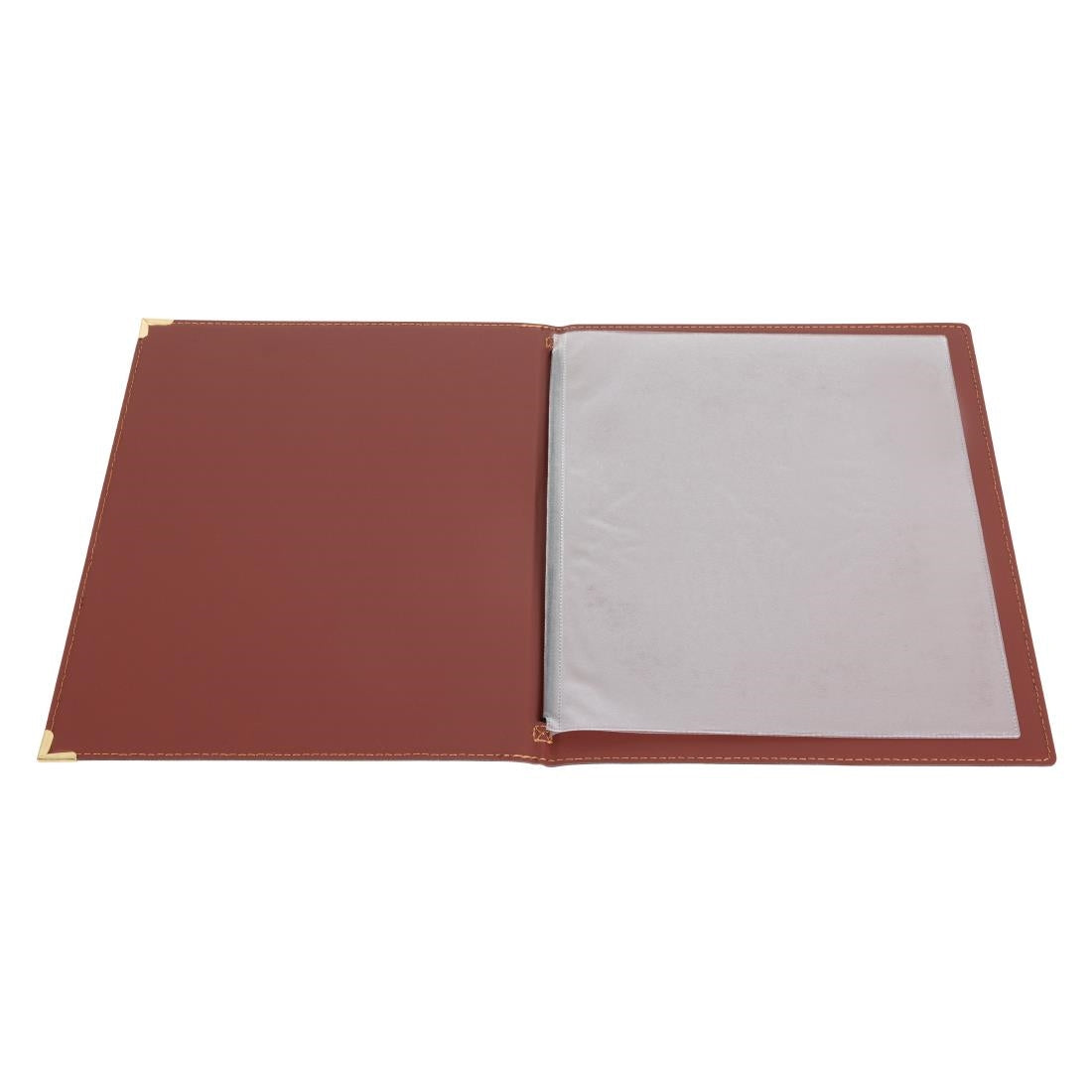 Olympia Leatherette Style Menu Cover A4 4 Card • PAS-E222