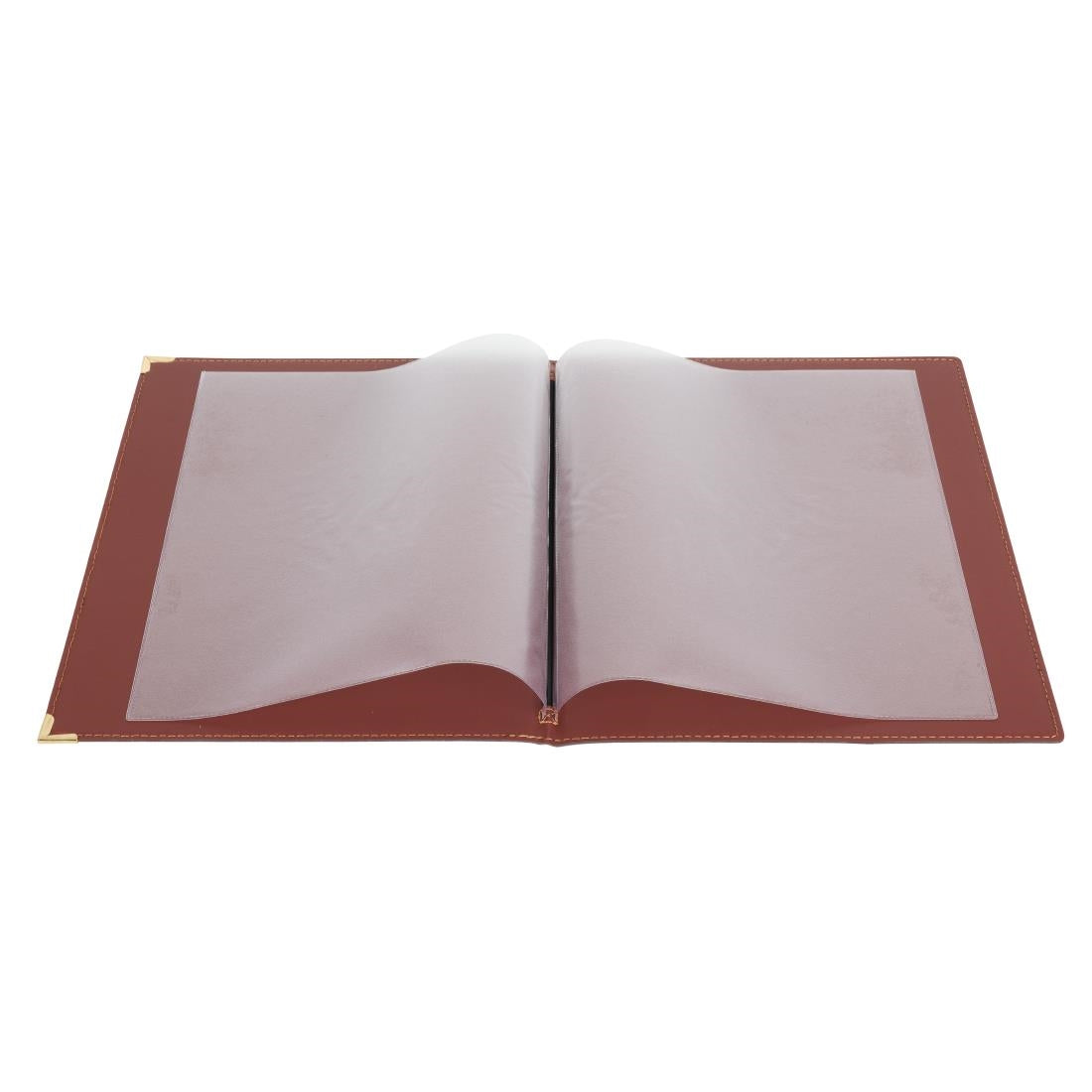 Olympia Leatherette Style Menu Cover A4 4 Card • PAS-E222