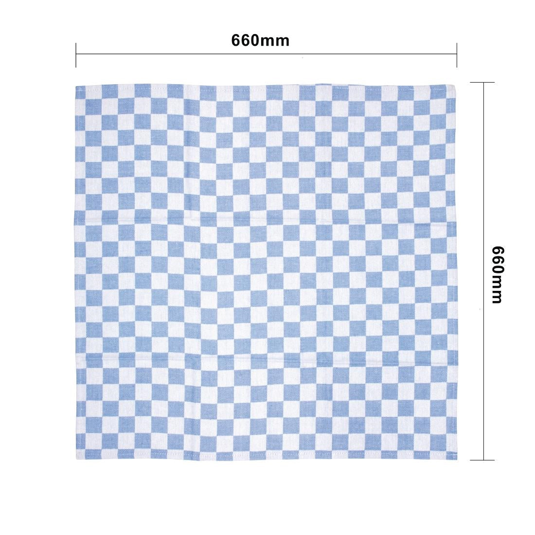 Vogue Chef Tea Towel Blue (Size: 660x660mm / 26 x 26") • PAS-E578