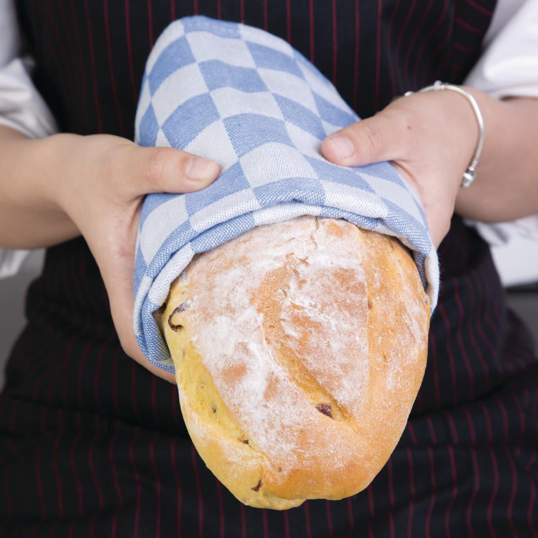Vogue Chef Tea Towel Blue (Size: 660x660mm / 26 x 26") • PAS-E578