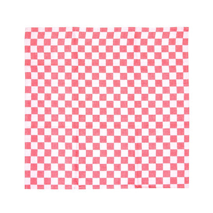 Vogue Chef Tea Towel Red (Red pattern | Size: 660x660mm / 26 x 26") • PAS-E579