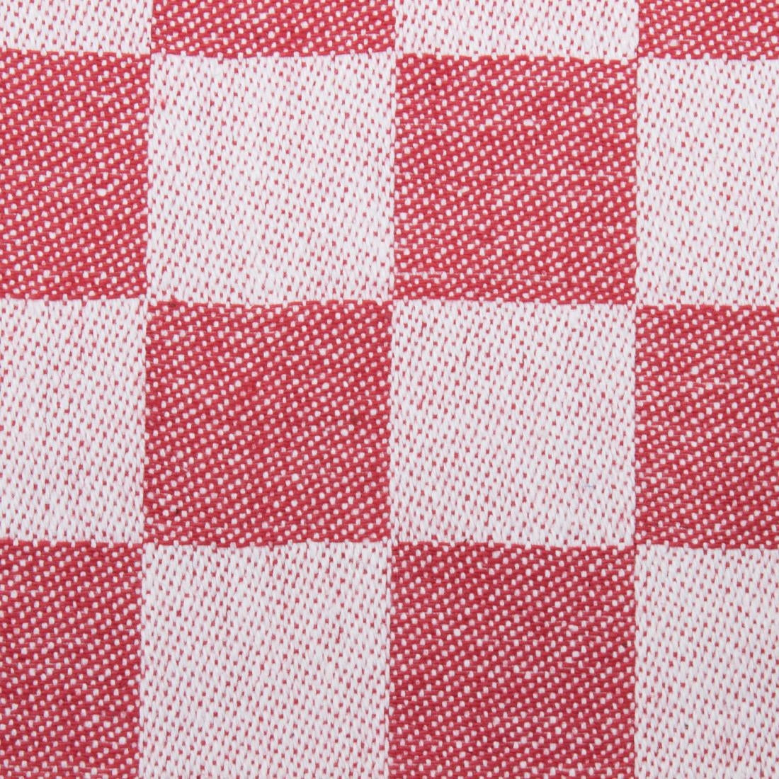 Vogue Chef Tea Towel Red (Red pattern | Size: 660x660mm / 26 x 26") • PAS-E579