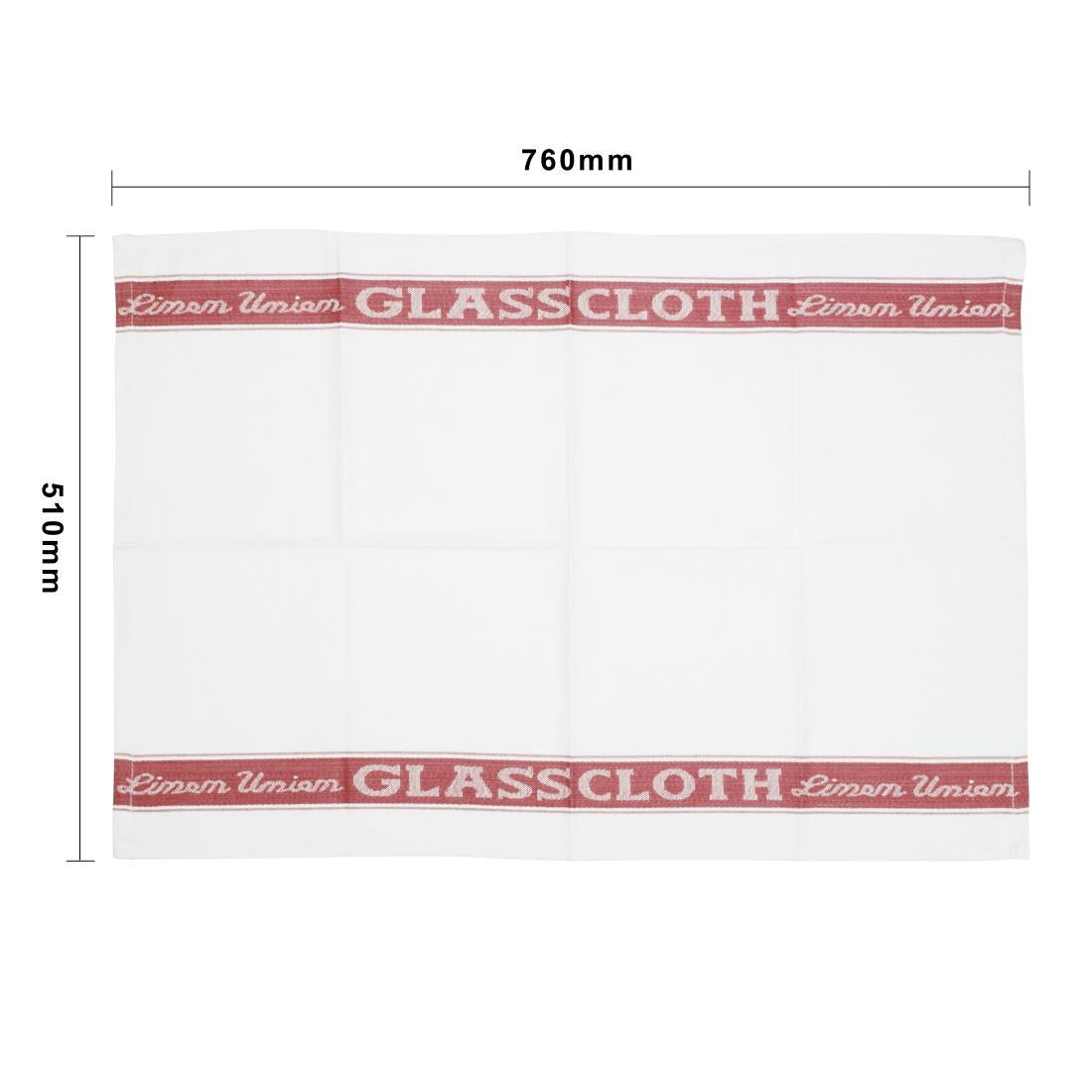 Vogue Glass Cloth Red • PAS-E910