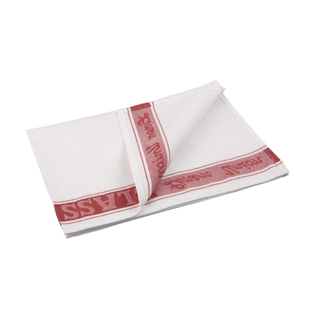 Vogue Glass Cloth Red • PAS-E910