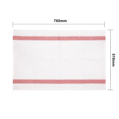 Vogue Heavy Single Tea Towel Red • PAS-E915