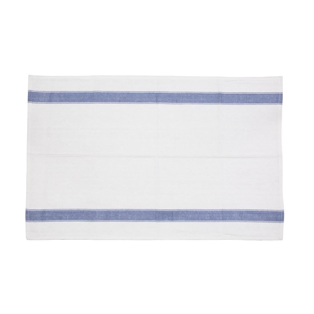 Vogue Heavy Single Tea Towel Blue • PAS-E918