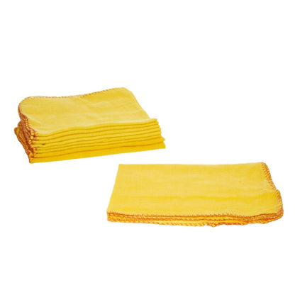 Jantex Yellow Duster Cloths (10 Pack) • PAS-E943