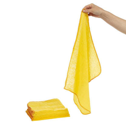 Jantex Yellow Duster Cloths (10 Pack) • PAS-E943