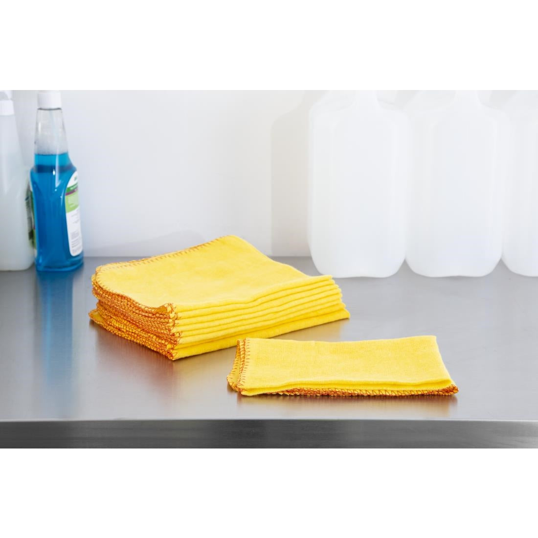 Jantex Yellow Duster Cloths (10 Pack) • PAS-E943