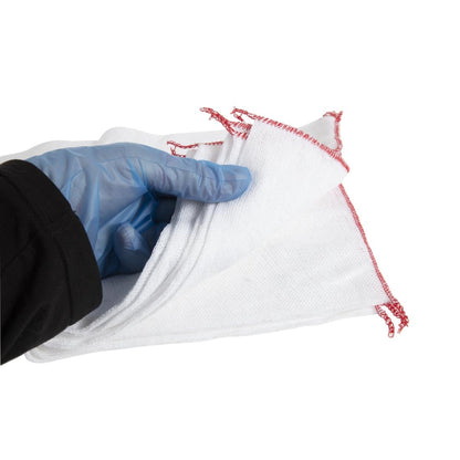 Jantex Dish Cloths Bleached 10 Pack (Pack quantity: 10. Super absorbent) • PAS-E944