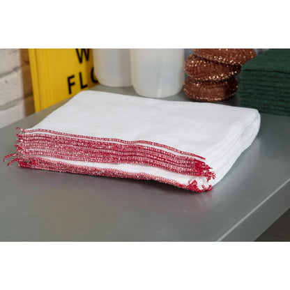 Jantex Dish Cloths Bleached 10 Pack (Pack quantity: 10. Super absorbent) • PAS-E944