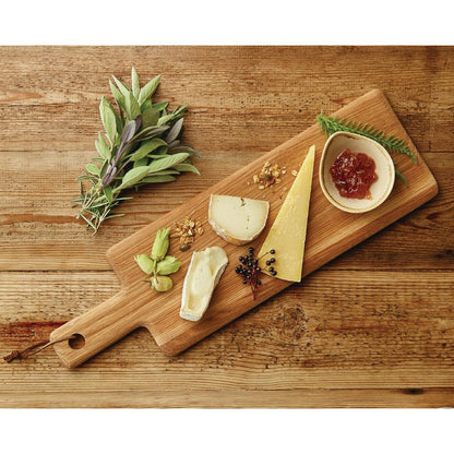 Olympia Oak Handled Wooden Board Medium • PAS-GM309