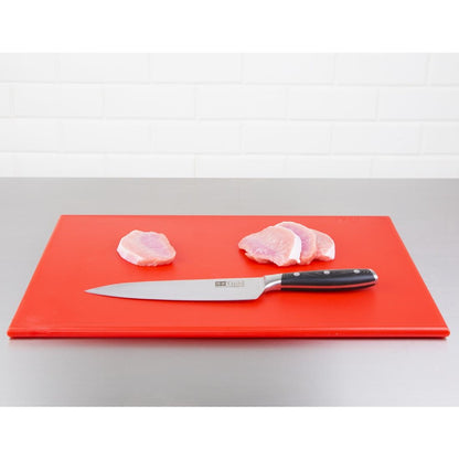 Hygiplas Antibacterial High Density Chopping Board Red - 455x305x12mm • PAS-F155