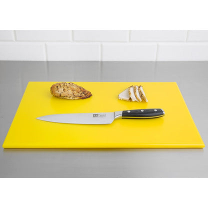 Hygiplas Antibacterial High Density Chopping Board  Yellow - 455x305x12mm • PAS-F156
