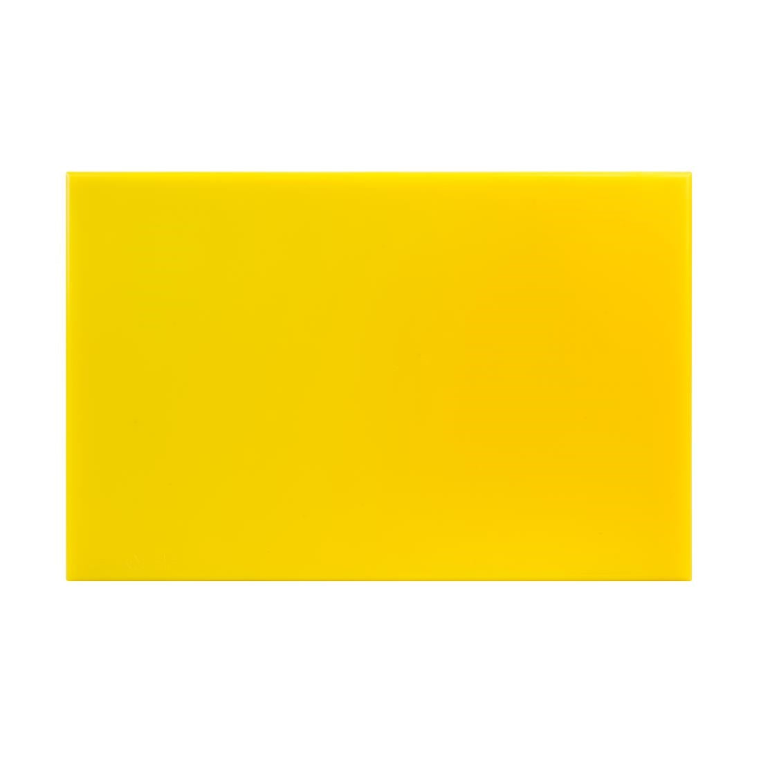 Hygiplas Antibacterial High Density Chopping Board  Yellow - 455x305x12mm • PAS-F156