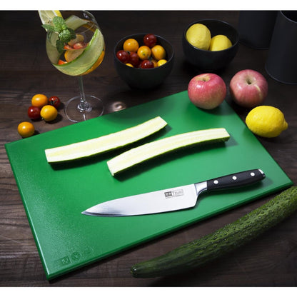 Hygiplas Antibacterial High Density Chopping Board  Green - 455x305x12mm • PAS-F158