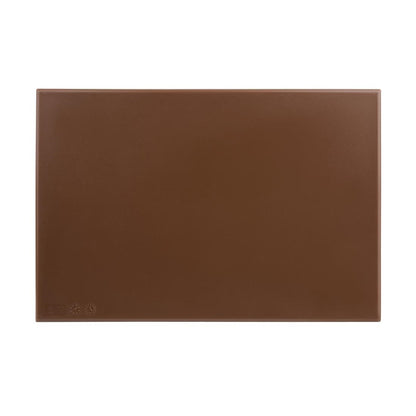 Hygiplas Antibacterial High Density Chopping Board  Brown - 455x305x12mm • PAS-F160