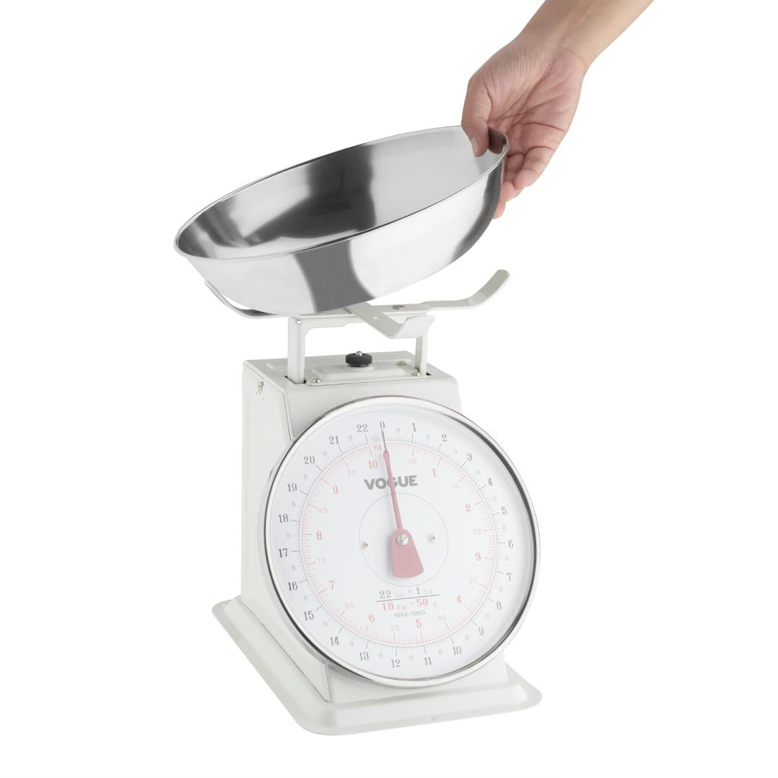Vogue Kitchen Scale Bowl Top 10kg - Grad. 50g • PAS-F174
