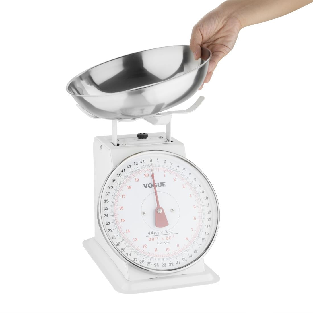 Vogue Kitchen Scale Bowl Top - 20kg Grad. 50g • PAS-F176