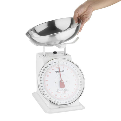Vogue Kitchen Scale Bowl Top - 20kg Grad. 50g • PAS-F176