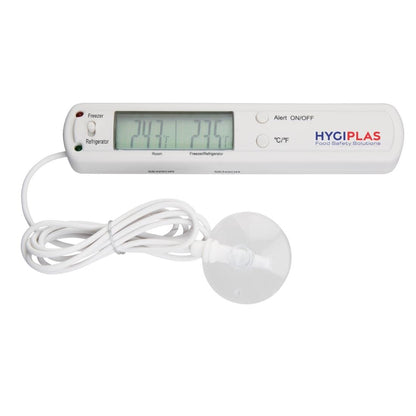 Hygiplas Digital Fridge Freezer Thermometer with Alarm • PAS-F314