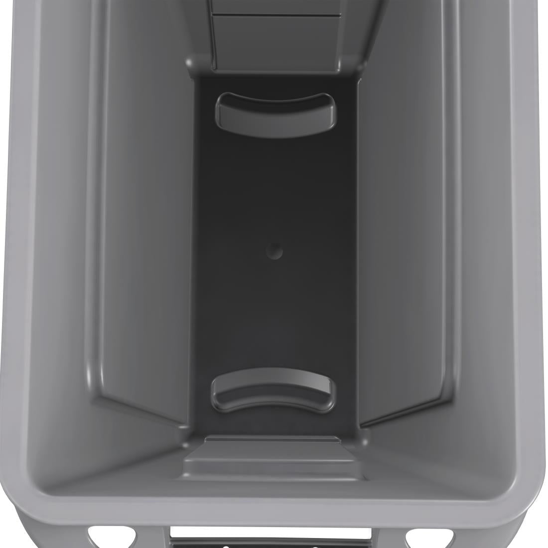 Rubbermaid Slim Jim Container with Venting Channels Grey 60Ltr • PAS-F603