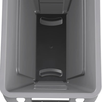 Rubbermaid Slim Jim Container with Venting Channels Grey 60Ltr • PAS-F603