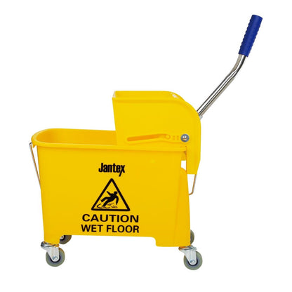 Jantex Mop Bucket & Side Wringer Yellow 15ltr • PAS-F951