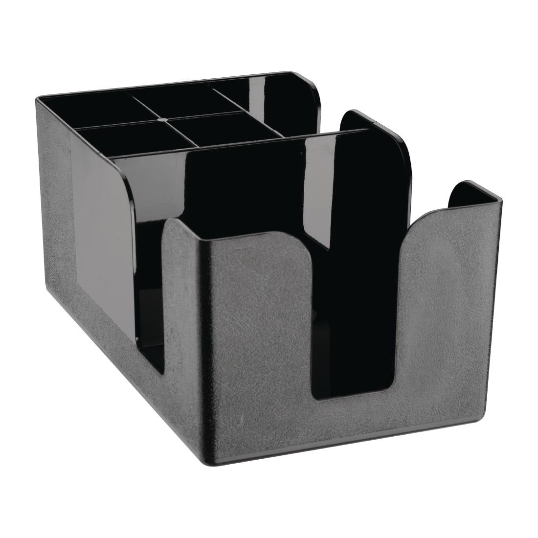 Olympia Kristallon Plastic Bar Caddy Black • PAS-F980