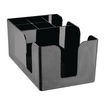 Olympia Kristallon Plastic Bar Caddy Black • PAS-F980