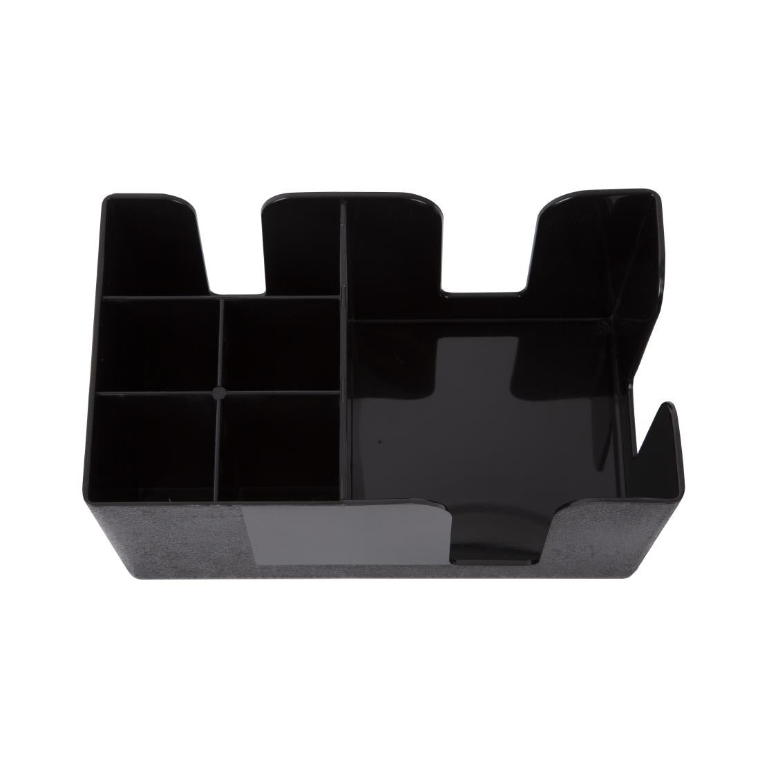 Olympia Kristallon Plastic Bar Caddy Black • PAS-F980