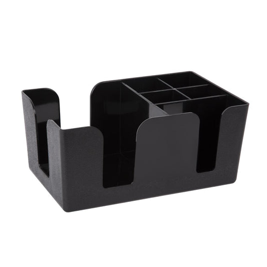 Olympia Kristallon Plastic Bar Caddy Black • PAS-F980