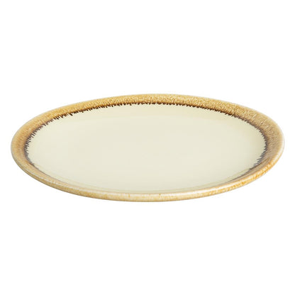 Olympia Kiln Sandstone Round Coupe Plates 180mm (6 Pack) (Pack of 6) • PAS-FA025