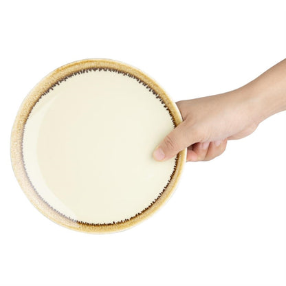 Olympia Kiln Sandstone Round Coupe Plates 180mm (6 Pack) (Pack of 6) • PAS-FA025