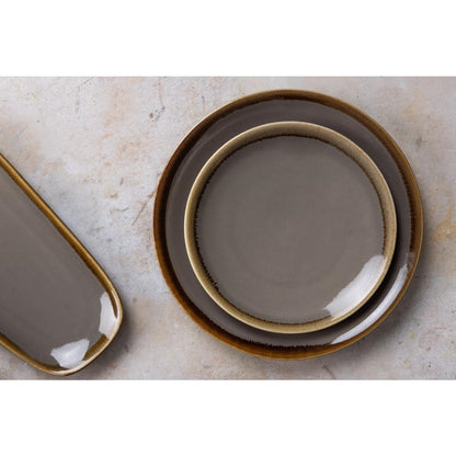 Olympia Kiln Smoke Coupe Plate - 230mm 9" (6 Pack) • PAS-HC387