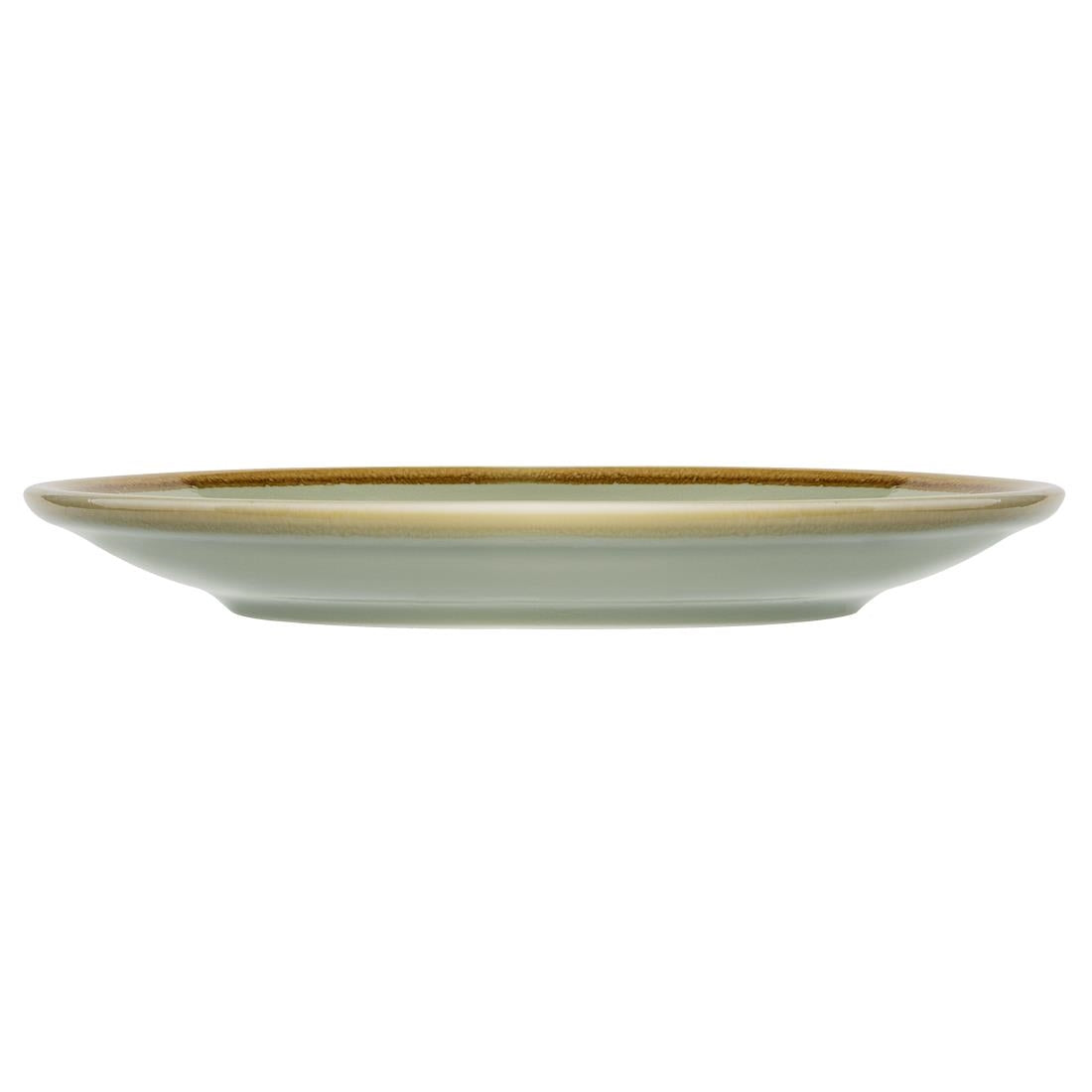 Olympia Kiln Moss Round Coupe Plate - 180mm 7" (6 Pack) (180(Ø)mm | Pack Quantity: 6) • PAS-FA029