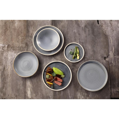 Olympia Canvas Coupe Bowl Blue Granite 230mm (6 Pack) (Pack of 6) • PAS-FA306
